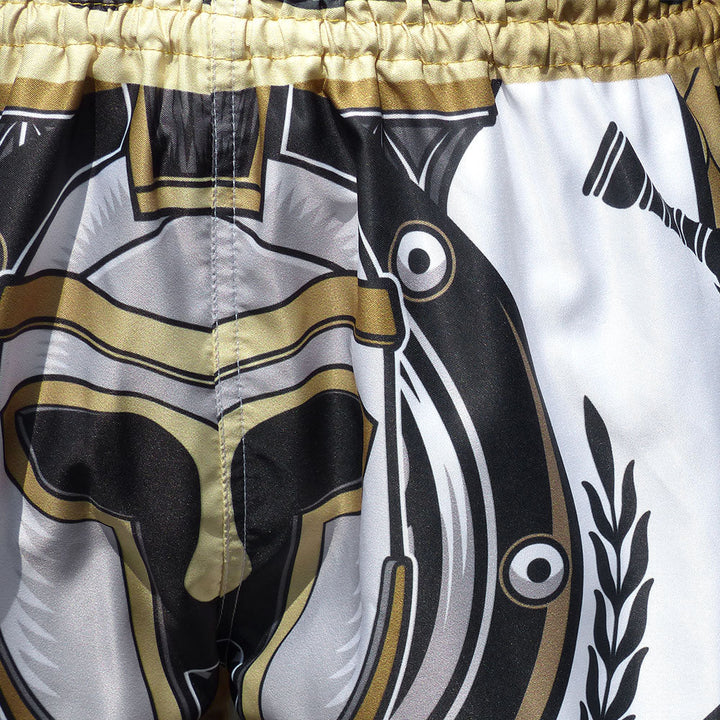 TUFF Muay Thai Shorts - The Golden Gladiator