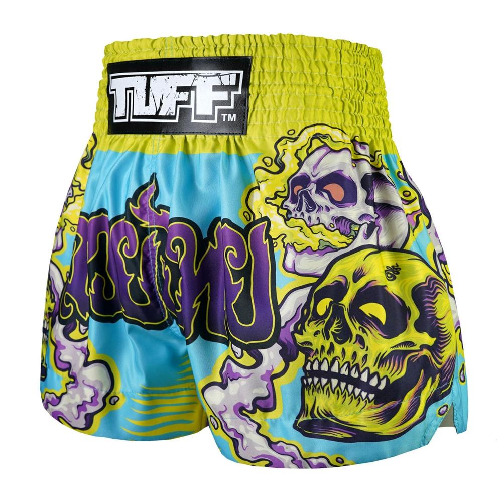 TUFF Muay Thai Shorts - Trippy Skull