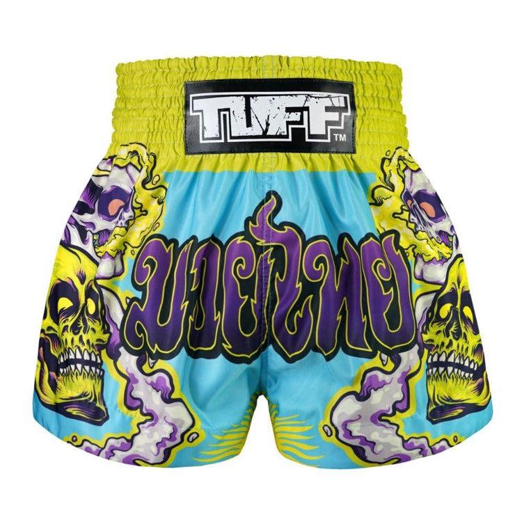 TUFF Muay Thai Shorts - Trippy Skull