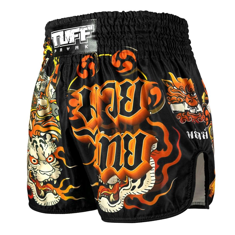 TUFF Payak Muay Thai Shorts - RMS001 - Raijin the Thunder God-Tuff