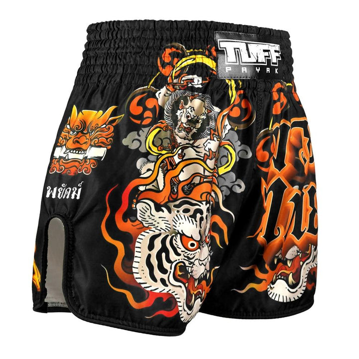 TUFF Payak Muay Thai Shorts - RMS001 - Raijin the Thunder God-Tuff