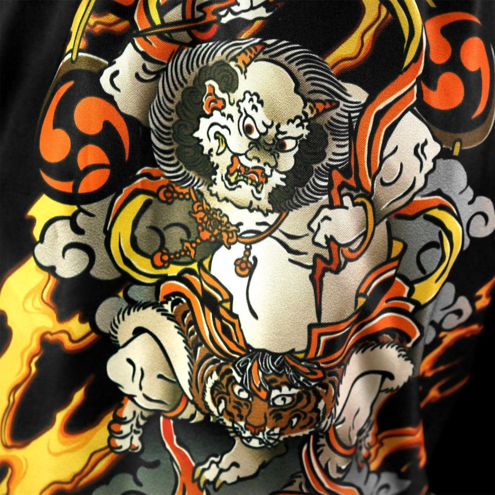 TUFF Payak Muay Thai Shorts - RMS001 - Raijin the Thunder God-Tuff