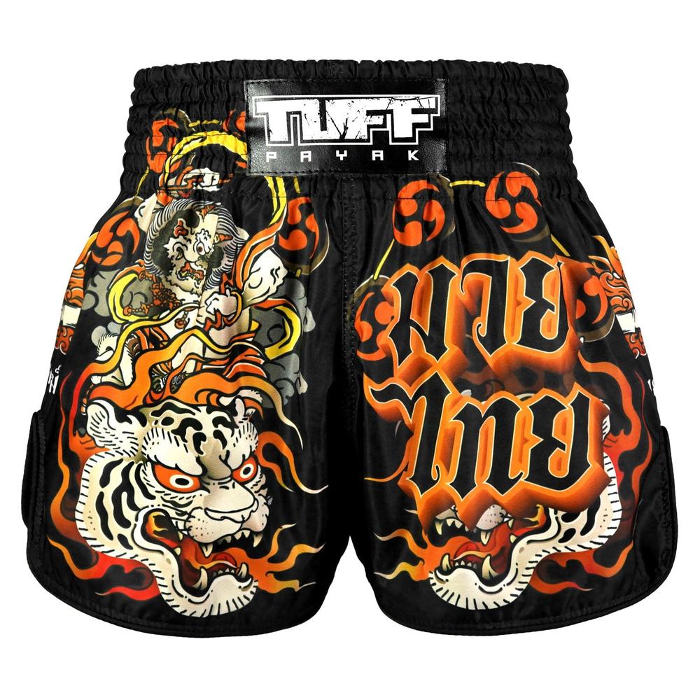 TUFF Payak Muay Thai Shorts - RMS001 - Raijin the Thunder God-Tuff