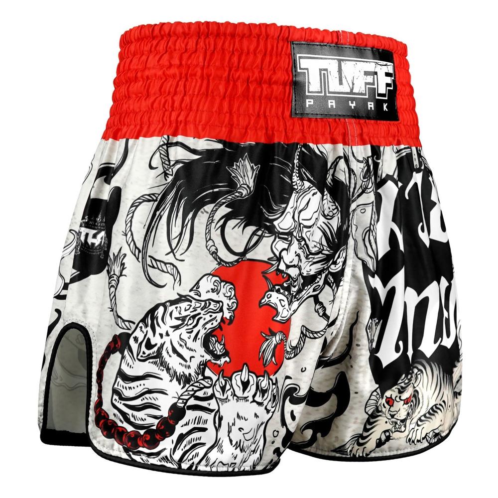 TUFF Payak Muay Thai Shorts - RMS006 - Shadows of the Yokai-Tuff