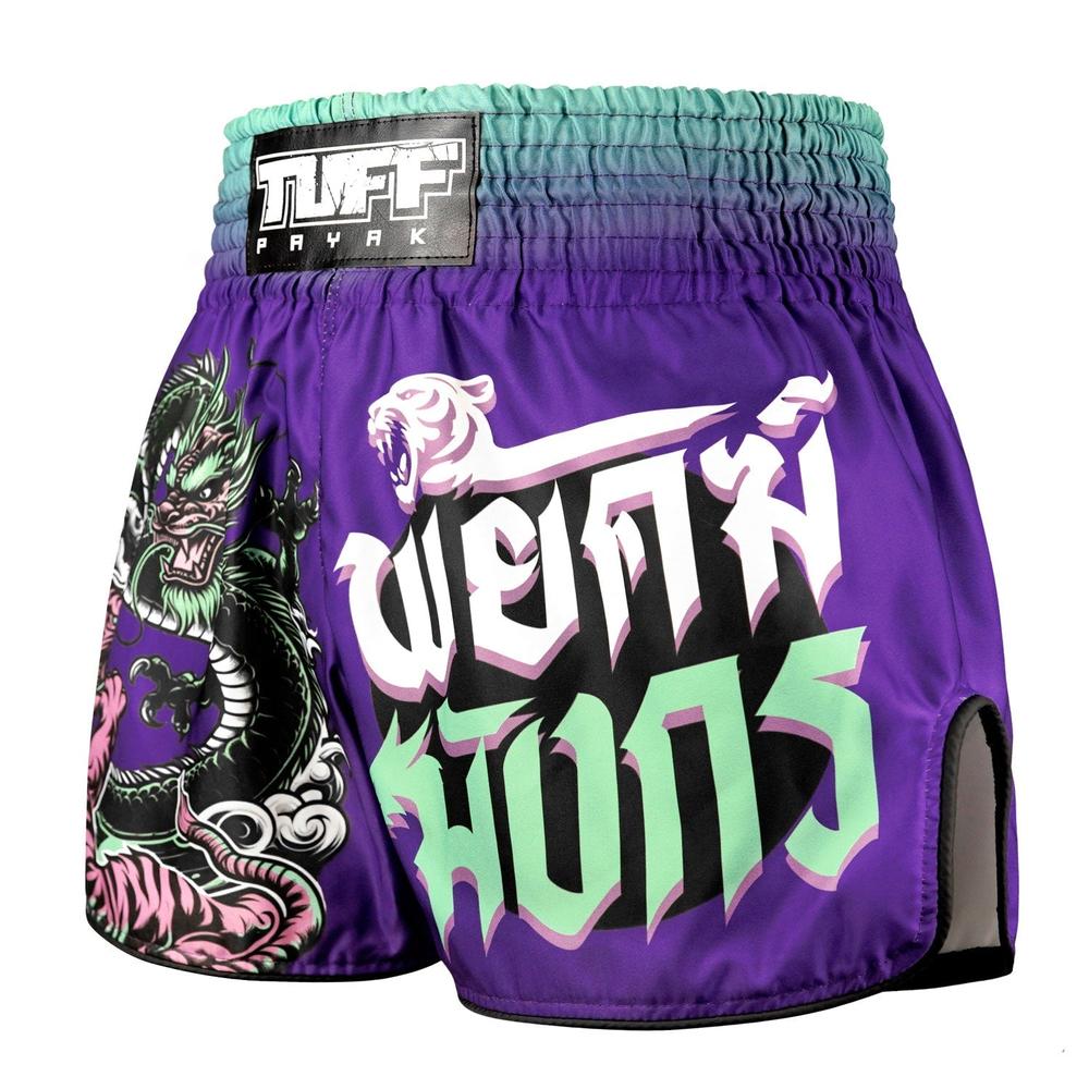 TUFF Payak Muay Thai Shorts - RMS012 - Shadow & Flame-Tuff