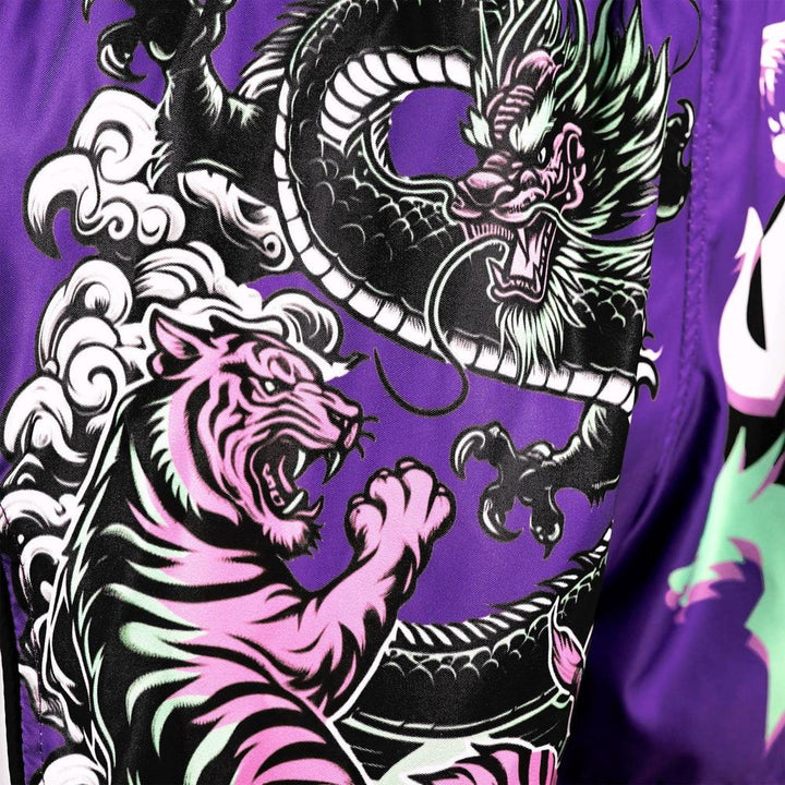 TUFF Payak Muay Thai Shorts - RMS012 - Shadow & Flame-Tuff