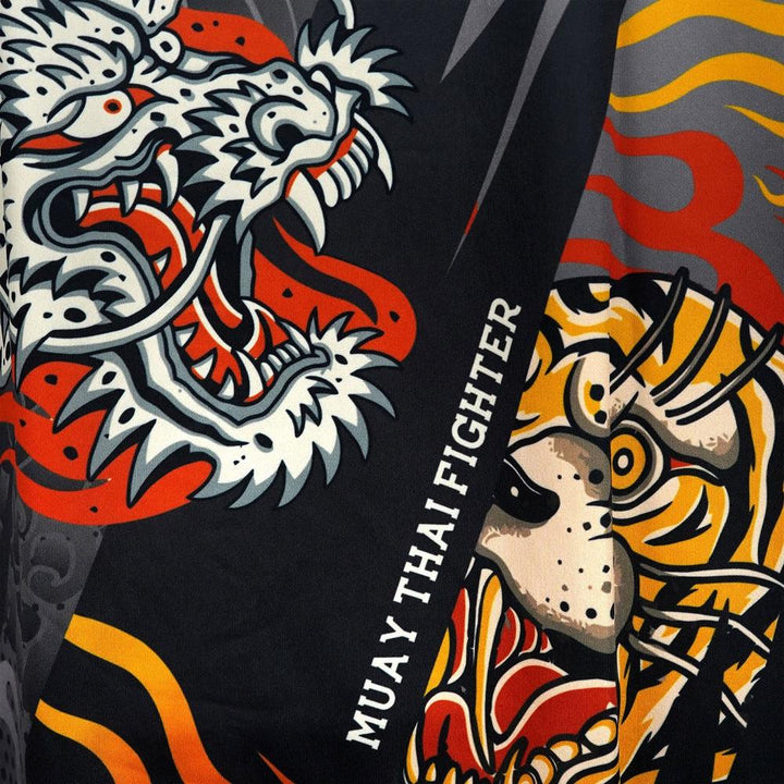 TUFF Tank Top Black Dragon and Tiger-TUFF Sport
