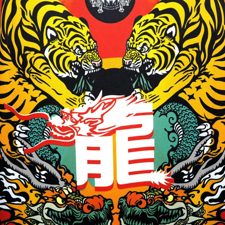 TUFF Tank Top Red Chinese Dragon and Tiger-TUFF Sport