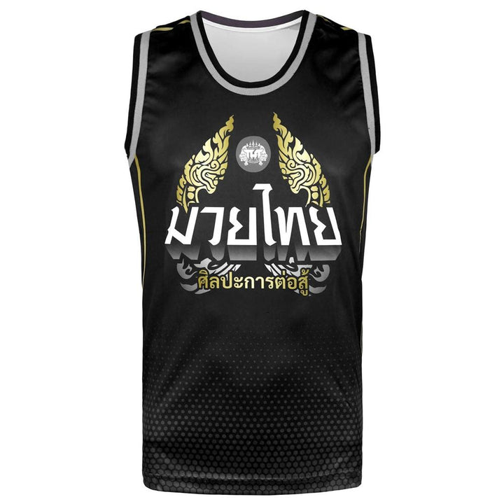 TUFF Tank Top Thai King Of Naga Black-TUFF Sport