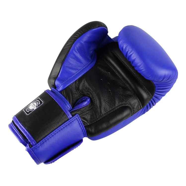 Twins 2 Tone Boxing Gloves - Blue/Black-FEUK