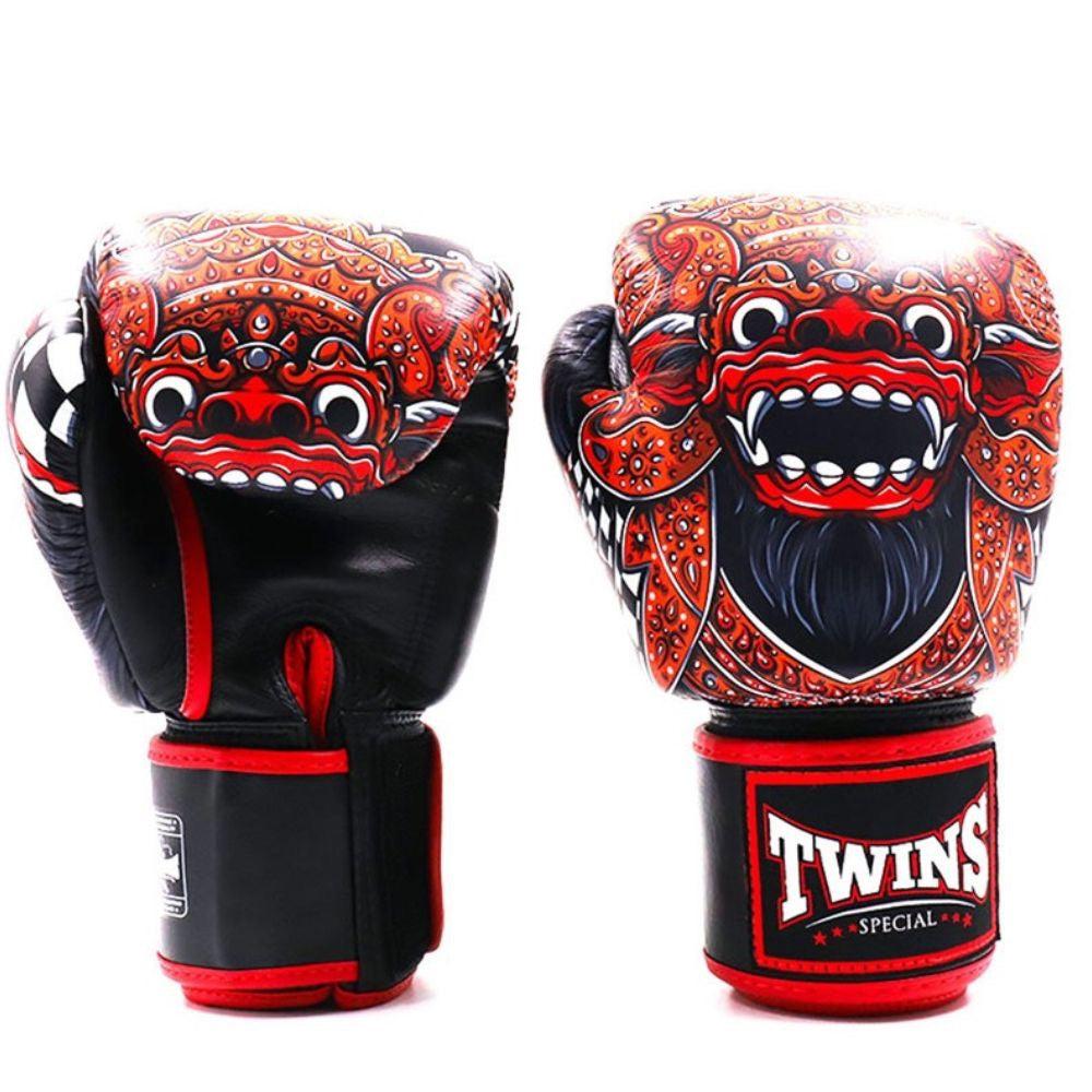 Twins Barong Boxing Gloves - Black/Red