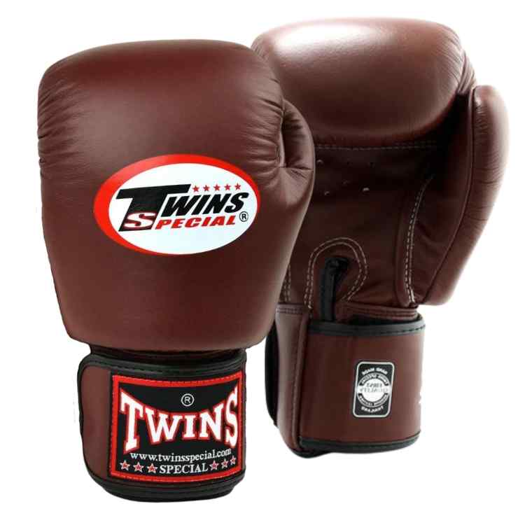 Twins Boxing Gloves - Dark Brown-FEUK