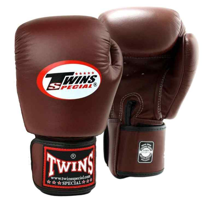 Twins Boxing Gloves - Dark Brown-FEUK