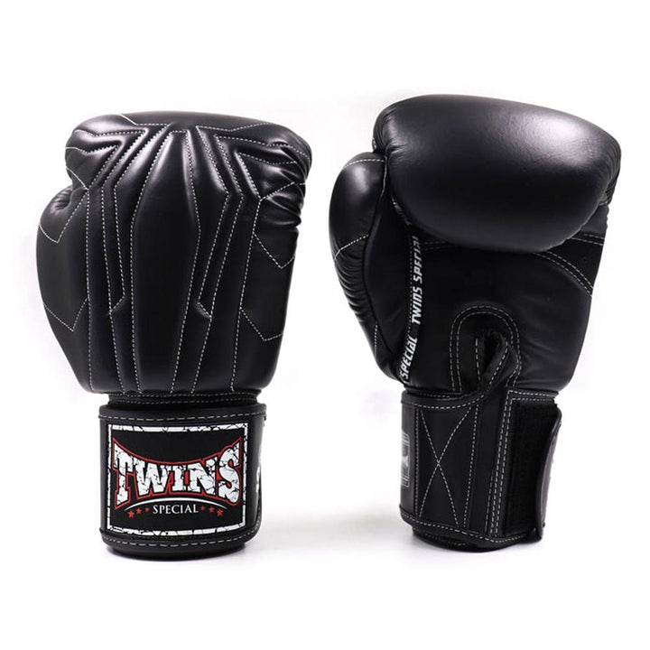 BGVL14 Twins Boxing Gloves Black-Twins Special