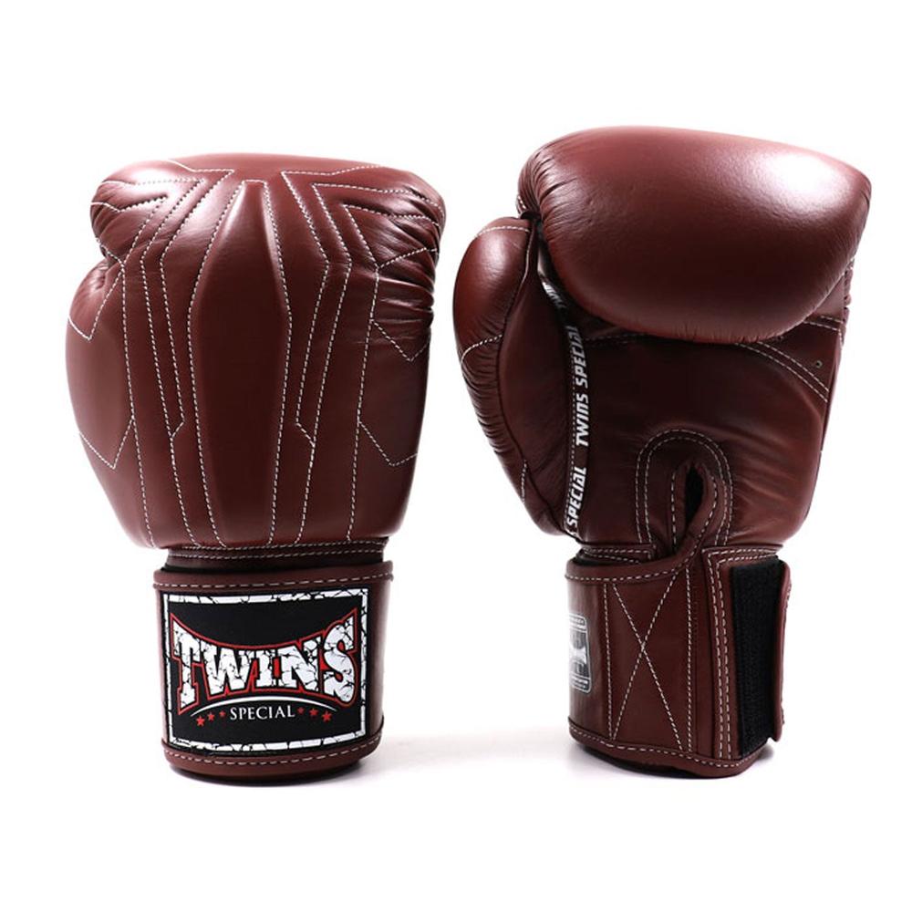 BGVL14 Twins Boxing Gloves Dark Brown-Twins Special