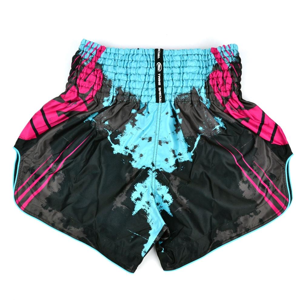 Twins Candy Muay Thai Shorts - Black/Pink-Twins