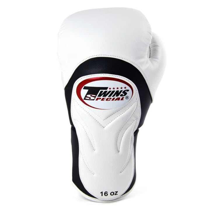 Twins Deluxe Sparring Gloves - White-FEUK