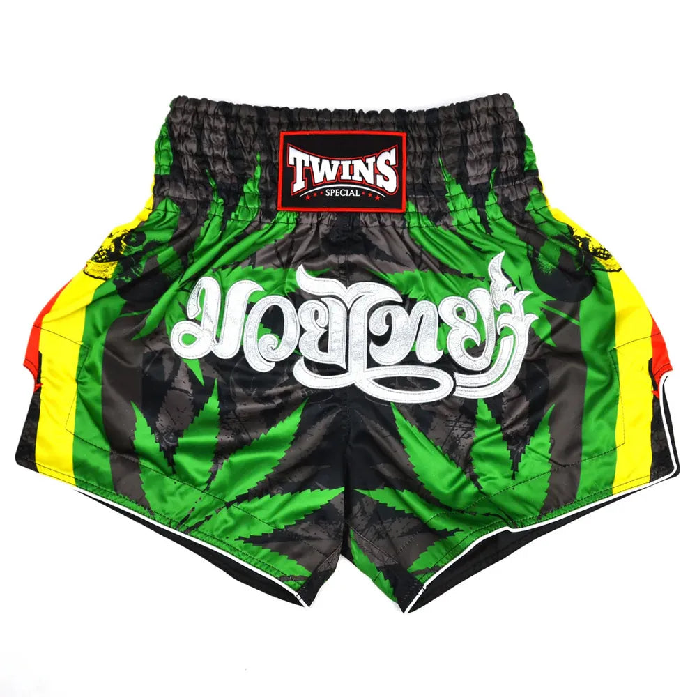 Twins Grass Muay Thai Shorts-Twins
