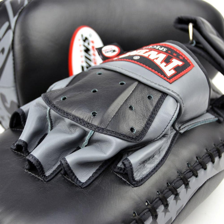PML23 Twins Hybrid Focus Mitts Black-Grey-Twins Special