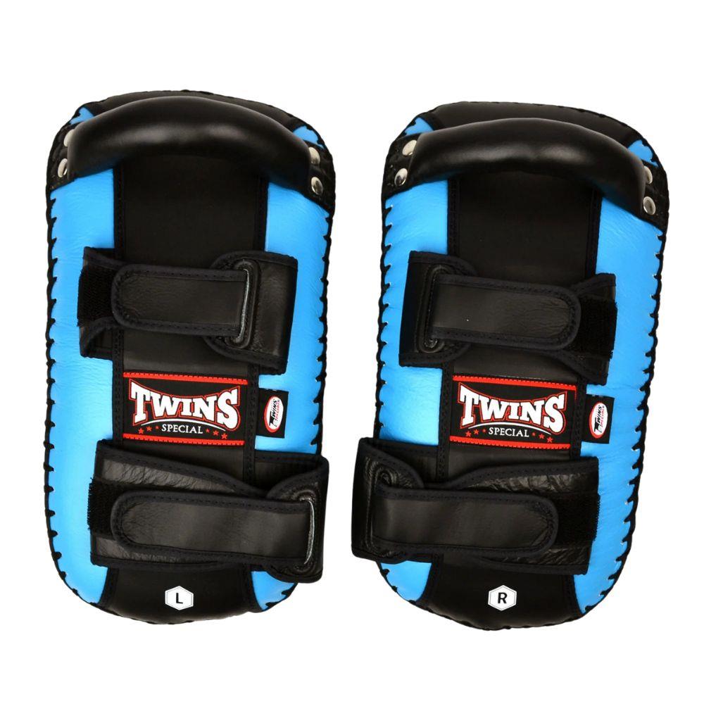Twins Standard Curved Kick Pads - Light Blue-Twins
