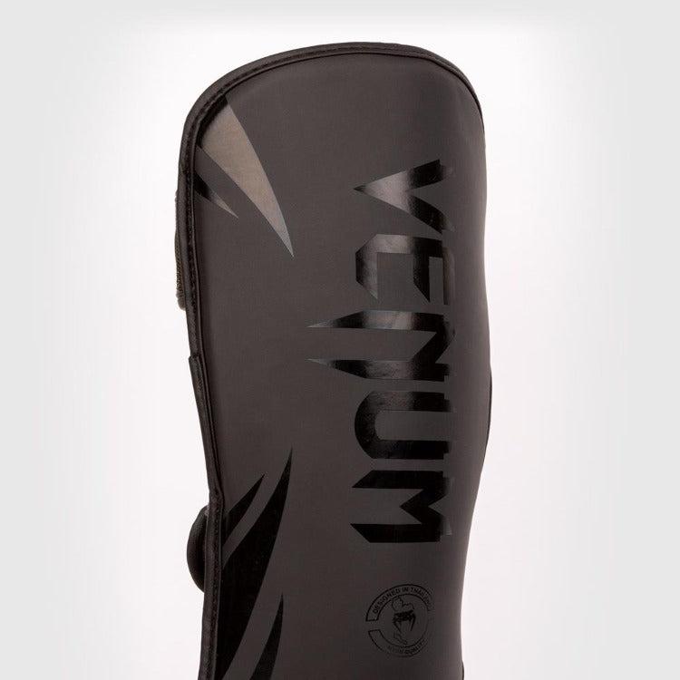 Venum Challenger Kids Shin Guards - Black/Black