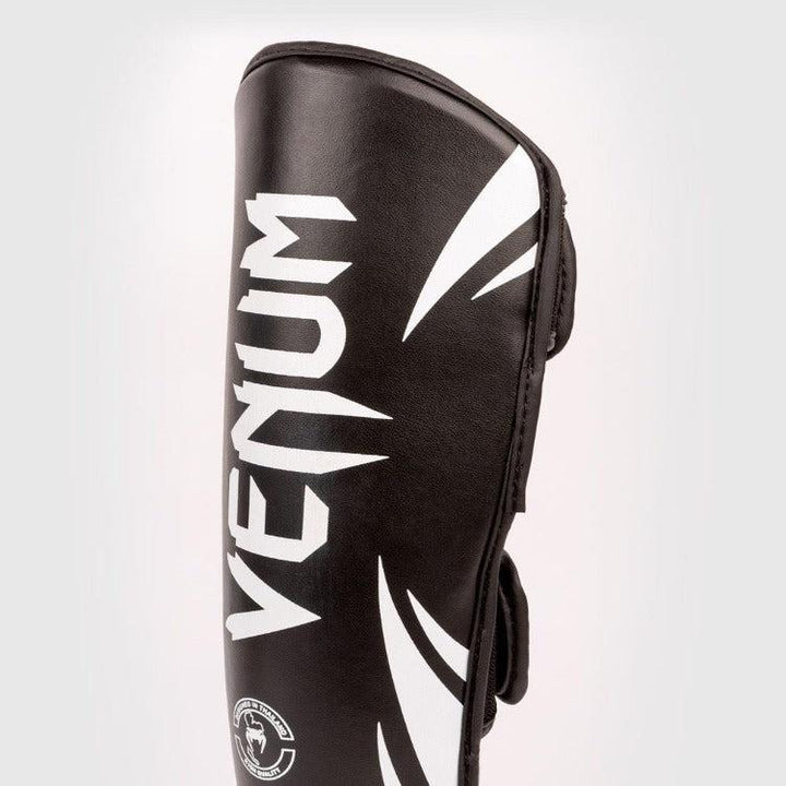 Venum Challenger Kids Shin Guards - Black/White