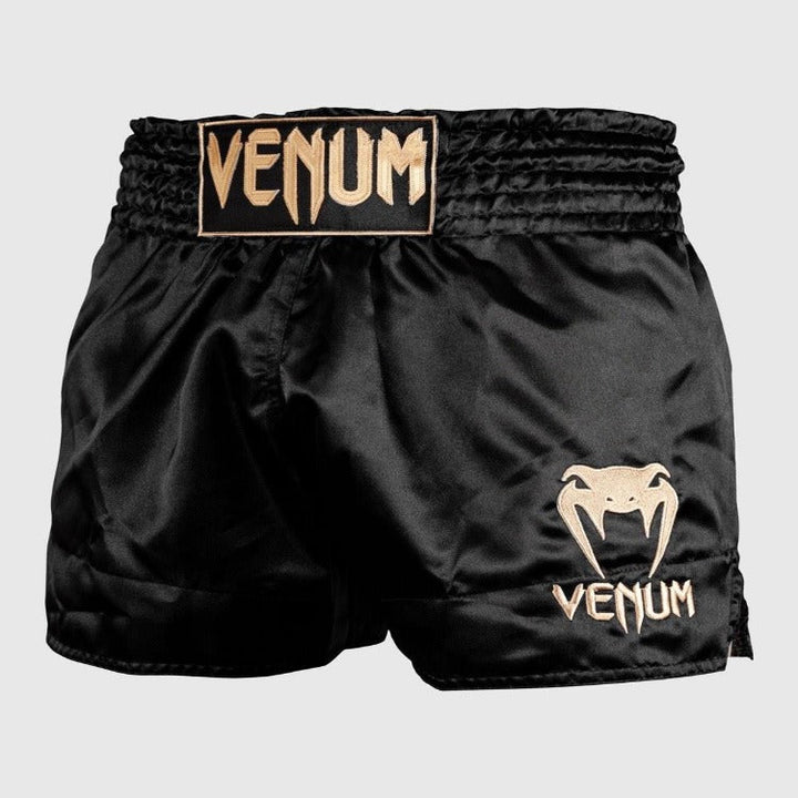 Venum Classic Muay Thai Shorts - Black/Gold