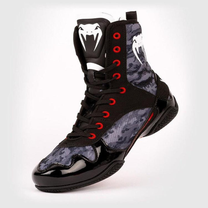 Venum Elite Boxing Boots - Dark Camo