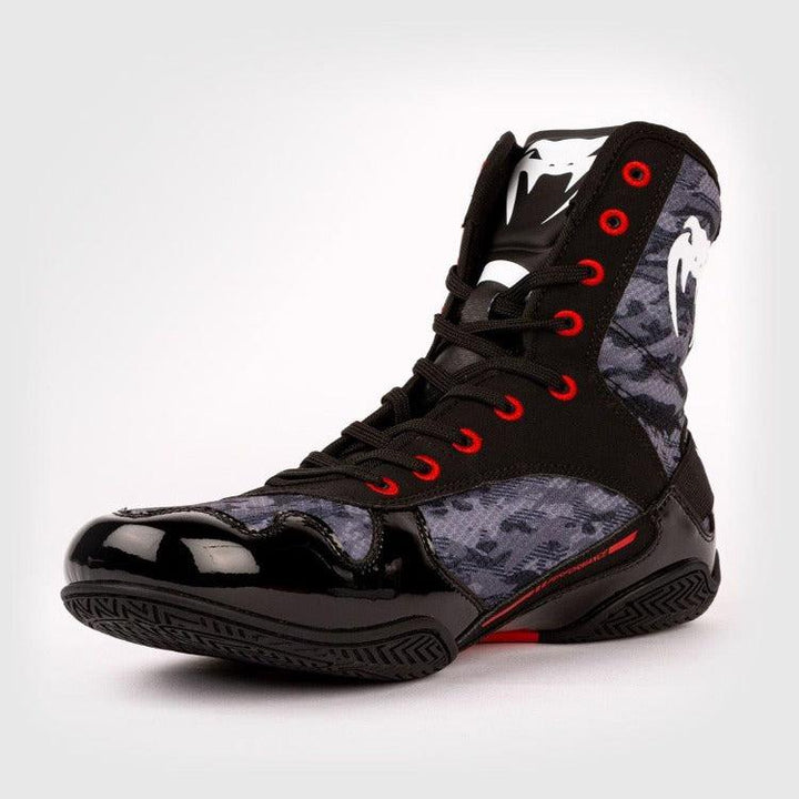 Venum Elite Boxing Boots - Dark Camo