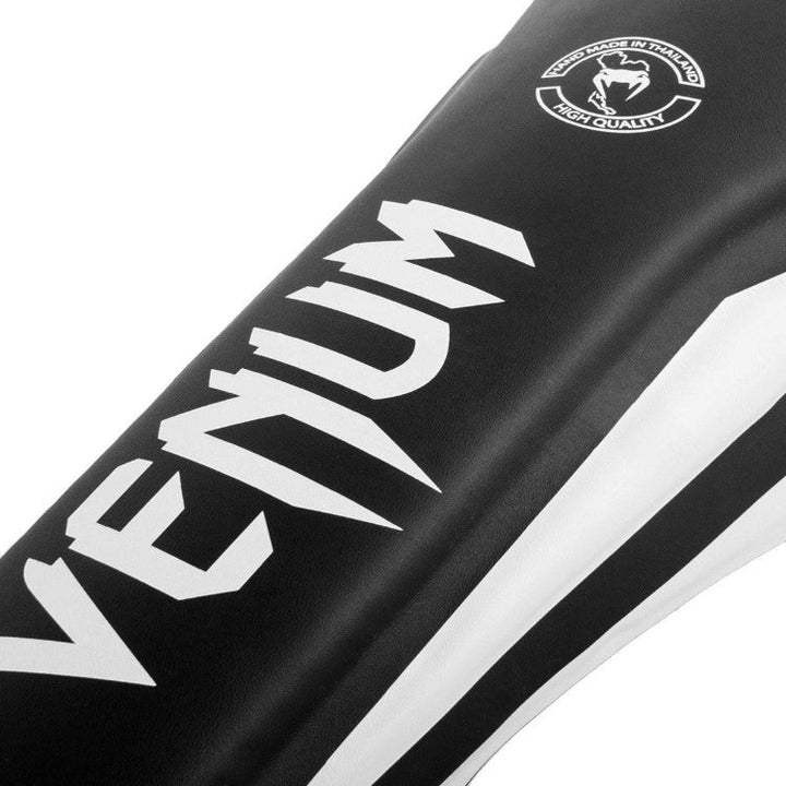 Venum Elite Shin Guards - Black/White