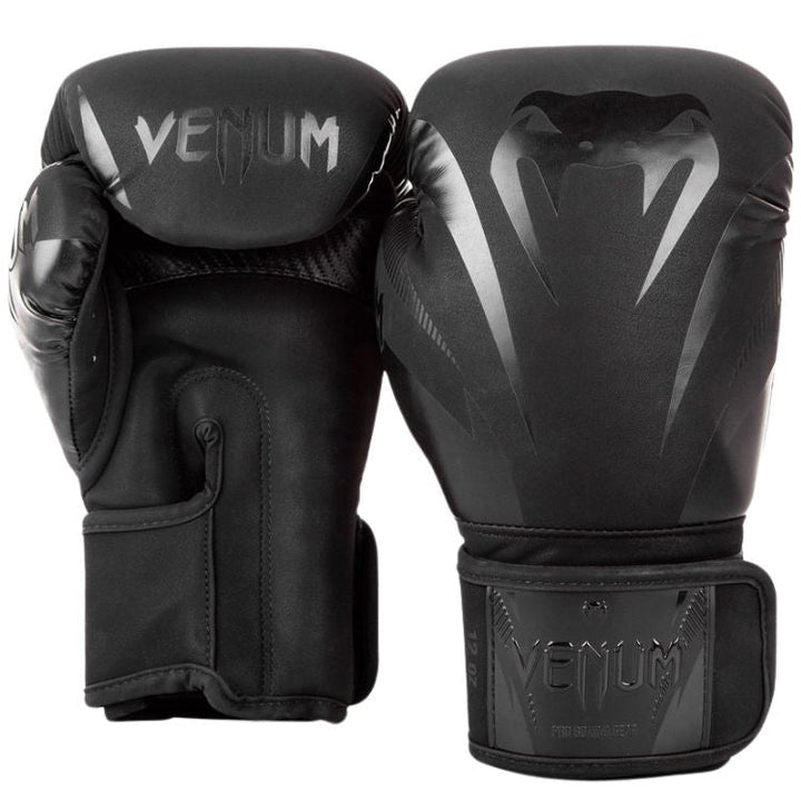Venum Impact Boxing Gloves - Black/Black
