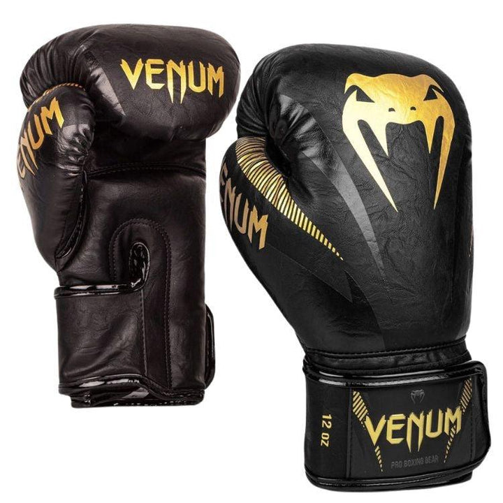 Venum Impact Boxing Gloves - Black/Gold