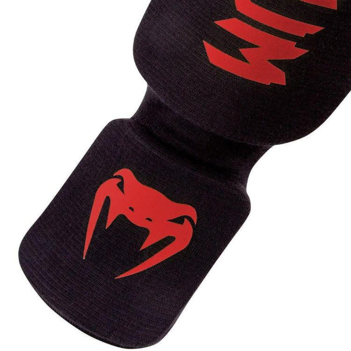 Venum Kontact Shin Guards - Black/Red