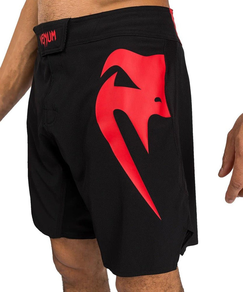 Venum Light 5.0 MMA Shorts - Black/Red-Venum