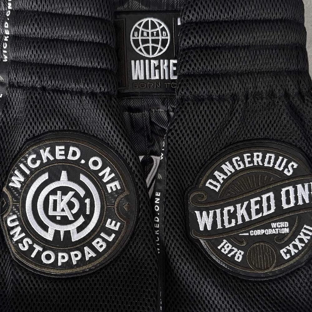 Wicked One Caiman Muay Thai Shorts - Khaki-Wicked1