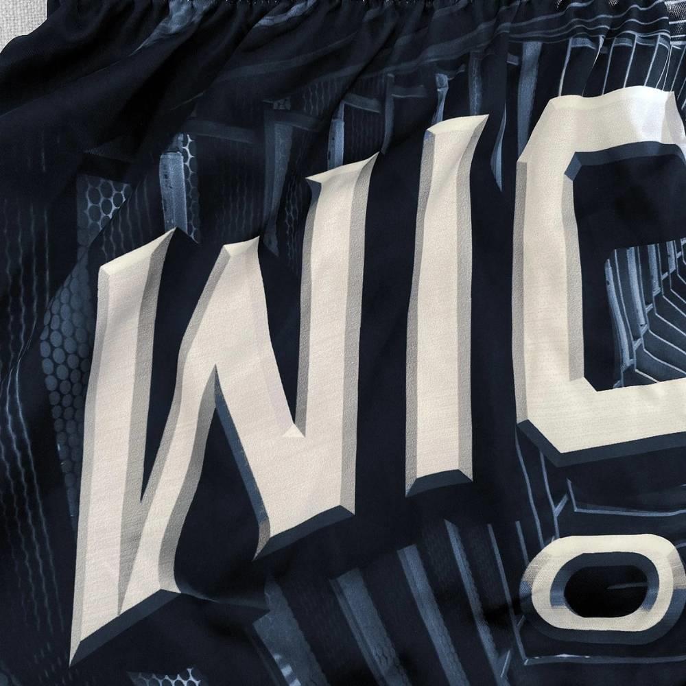 Wicked One Industry Muay Thai Shorts - Blue-Wicked1