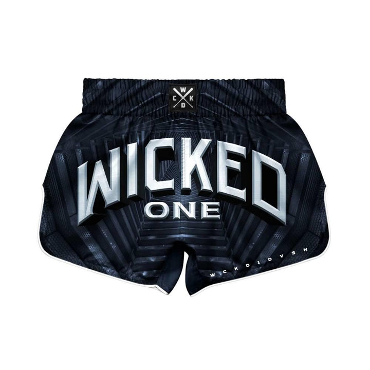 Wicked One Industry Muay Thai Shorts - Blue-Wicked1