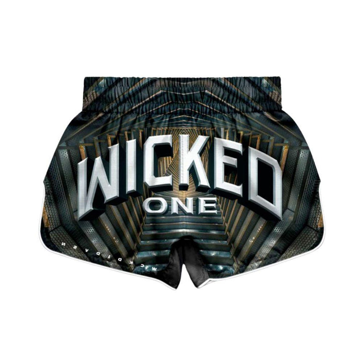 Wicked One Industry Muay Thai Shorts - Green-Wicked1