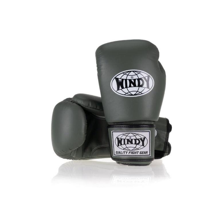 Windy Classic Leather Boxing Gloves - Green