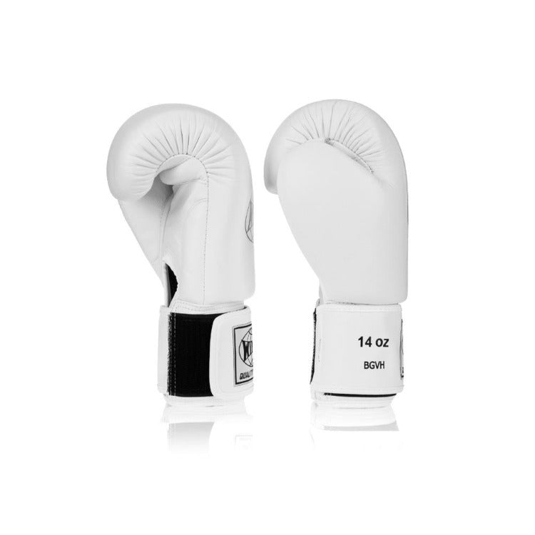 Windy Classic Leather Boxing Gloves - White